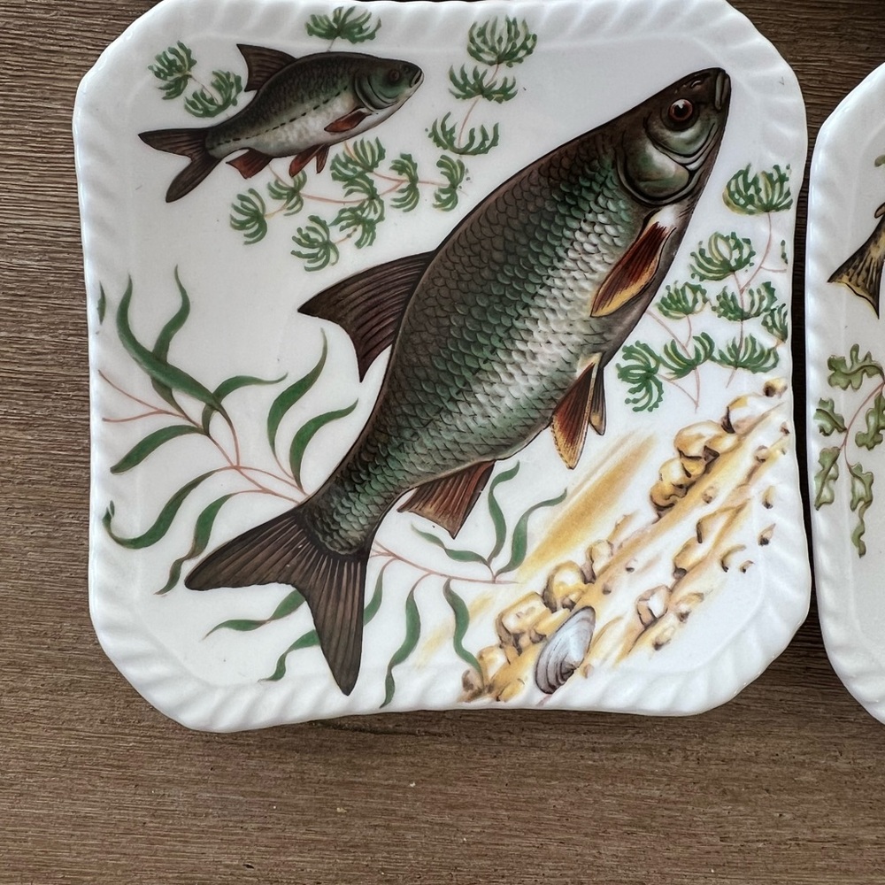 Vintage Royal Adderley Fish Mini Plates– Set of 6 – Bone China – Made in England - Picture 6 of 9